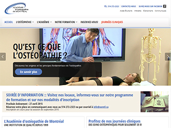 L'Académie d'ostéopathie de Montréal